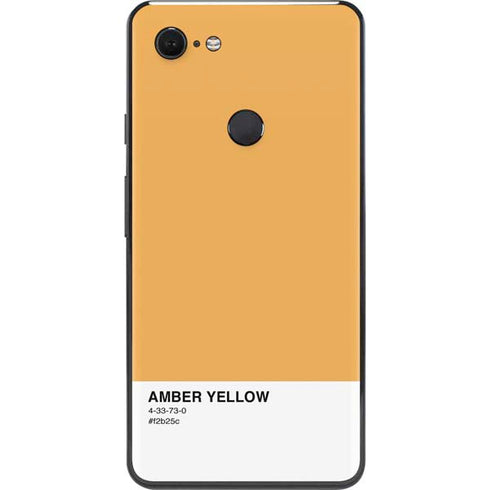 Amber Yellow Google Pixel 3 XL Skin
